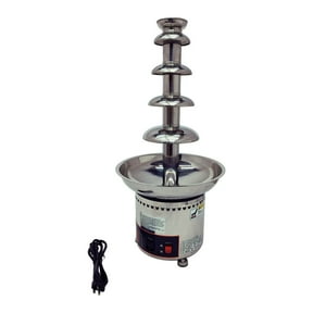INTSUPERMAI Chocolate Melting Fountain Machine 5 Tiers Chocolate Waterfall Machine