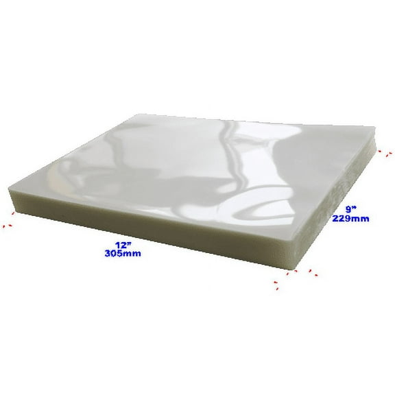 INTSUPERMAI Clear Laminating Pouch Film Thermal Hot Lamintor Letter Size 9"*12" 100 Sheets