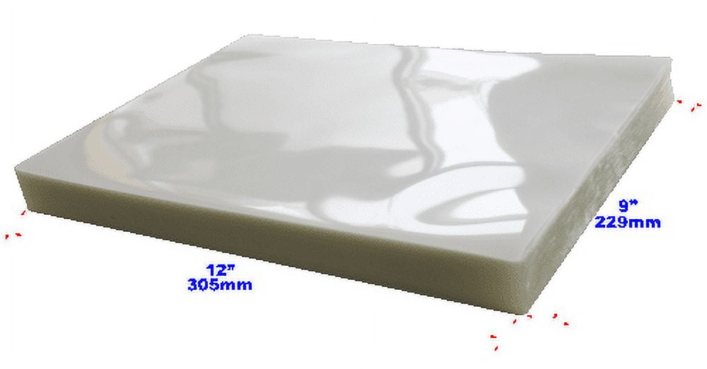 INTSUPERMAI Clear Laminating Pouch Film Thermal Hot Lamintor Letter Size 9"*12" 200 Sheets