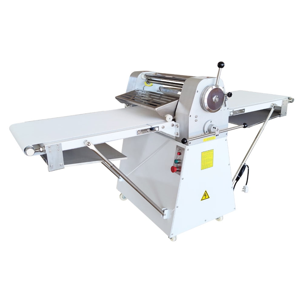 HayWHNKN Dough Sheeter Pizza Dough Roller Sheeter 20'' Reversible Foldable  Dough Sheeter 0.06''-1.4'' Thickness Commercial Pasta Machine Croissant