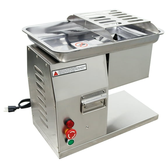 INTSUPERMAI Commercial Meat Slicer Stainless Meat Cutting Machine YF-90T with 4mm Blade