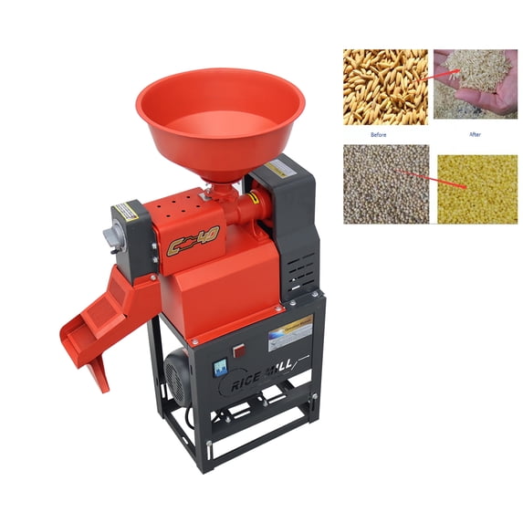 INTSUPERMAI Commercial Rice Mill Machine Wheat Rice Sheller Rice Thresher 220V