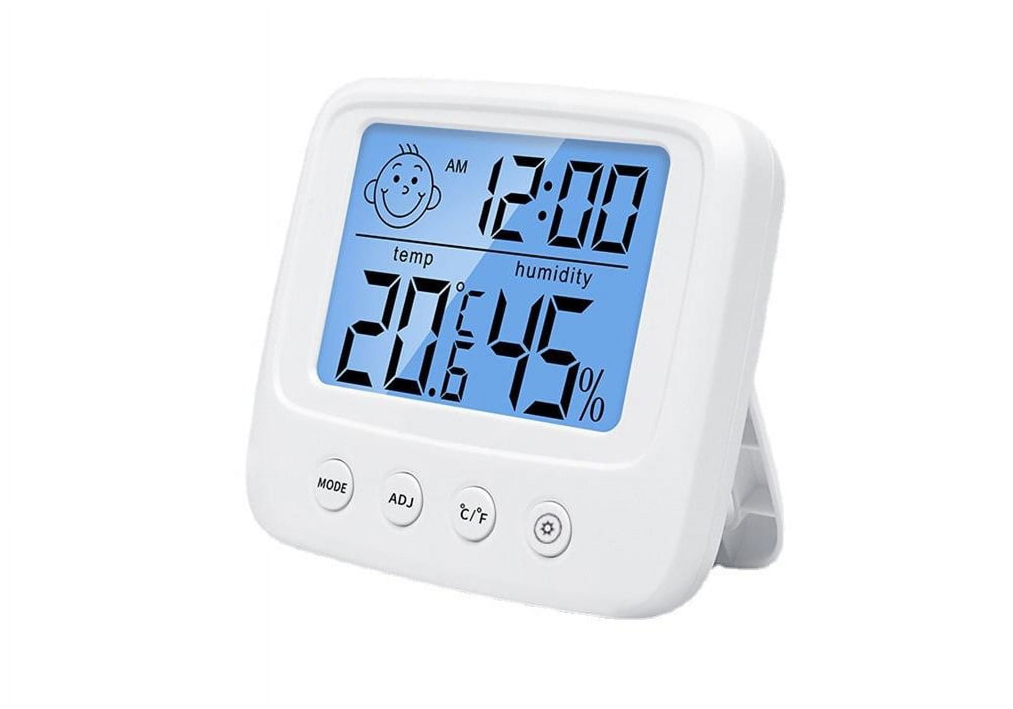 INTSUPERMAI Digital Electronic Thermometer and Hygrometer Indoor Room Temperature Humidity Meter Backlight