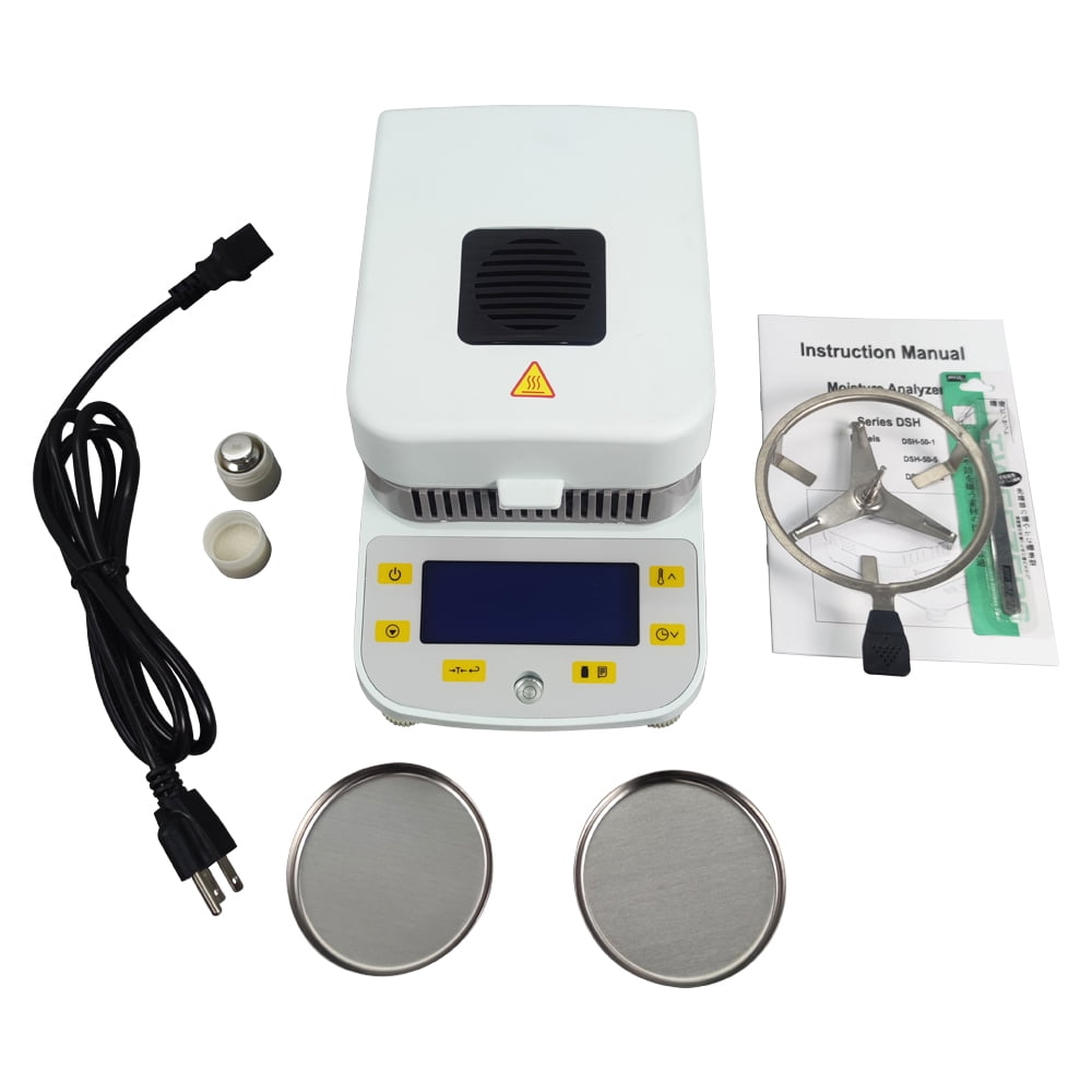 INTSUPERMAI Digital Moisture Analyzer DSH-50-10 Grain Moisture Content Meter Humidity Tester