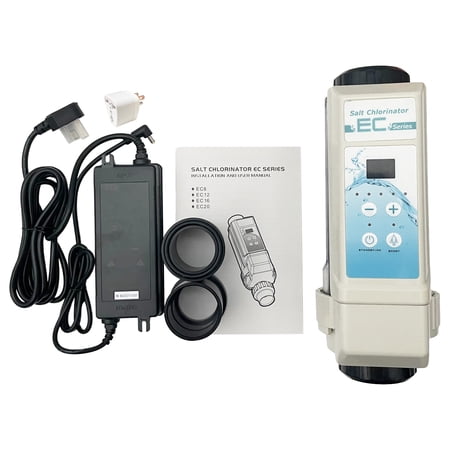 INTSUPERMAI EC08 Pool Electrolytic Salt Chlorinator Pool Disinfectant Salt Chlorine Generator