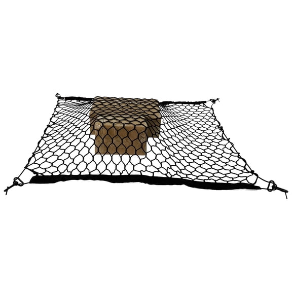 INTSUPERMAI Elastic Trunk Cargo Organizer Nylon Mesh Universal Rear Car Organizer Net for SUV Truck Bed or Trunk