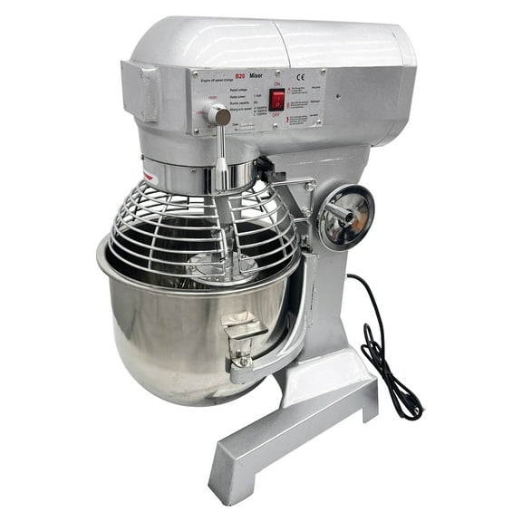 INTSUPERMAI Electric 20L Spiral Dough Mixer Flour Dough Kneader Stainless Steel