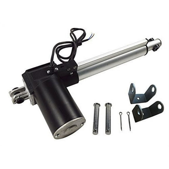 INTSUPERMAI Electric 24V DC Linear Actuator 6000N Telescopic Rod Linear Motion Actuators Controller Stroke 11.8"