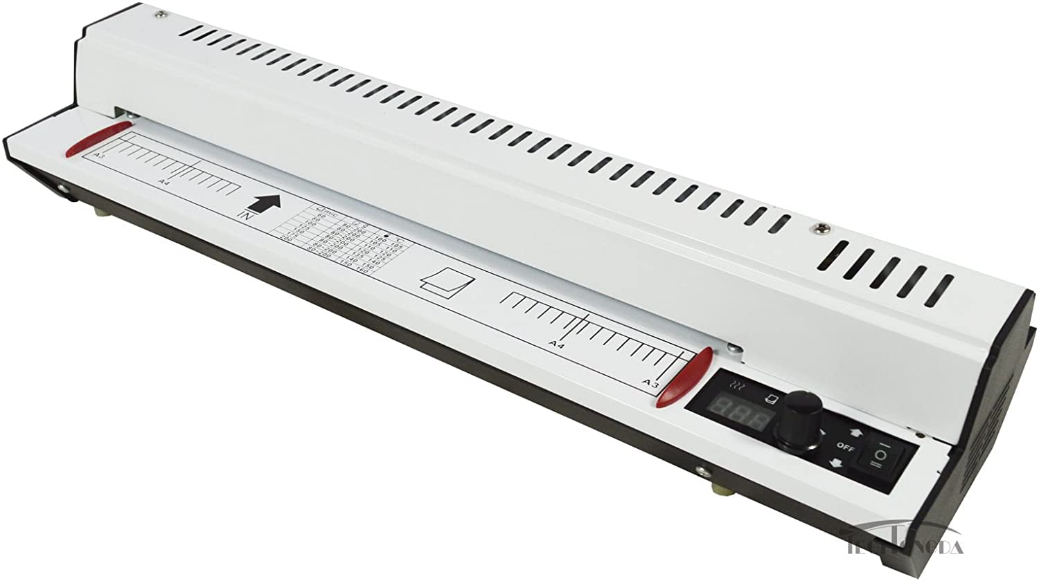 INTSUPERMAI Electric A3 Thermal Hot Laminator 12.5inch 4 Rubber Roller for Sealing Photos