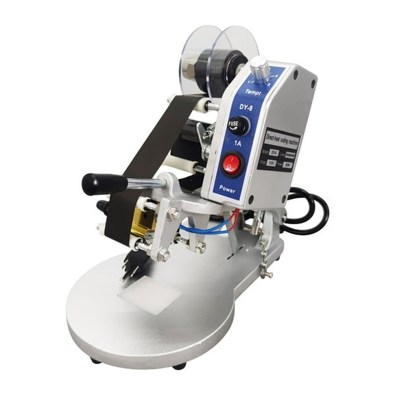 INTSUPERMAI Electric Hot Stamp Printer Ribbon Coding Machine Date Printing Machine