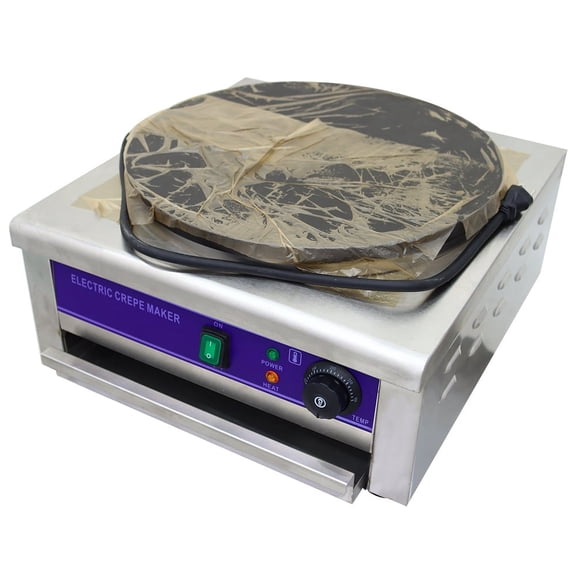INTSUPERMAI Electric Pancake Machine Crepe Maker Single Head