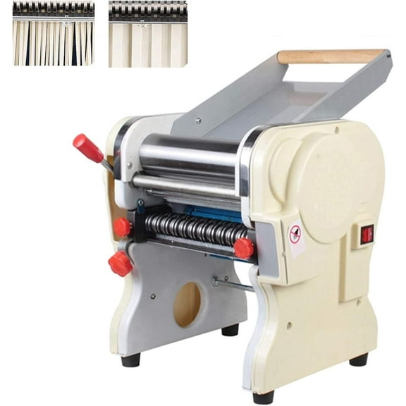 INTSUPERMAI Electric Pasta Press Maker Noodle Making Machine with 3mm 9mm Blade