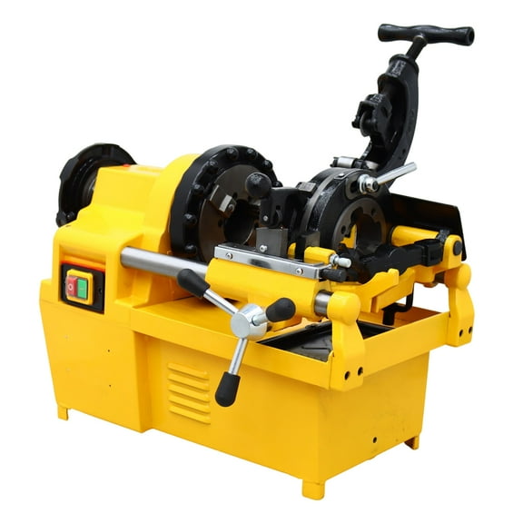 INTSUPERMAI Electric Pipe Threader Machine 220V Threading Cutter Machine 1/2" - 2" Capacity