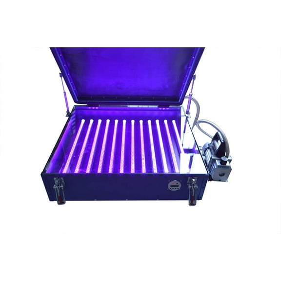 INTSUPERMAI Exposure Unit for Screen Printing Vacuum Exposure Machine Plate Making Silk Screening Burning with 12 LED Tubes 24*26"