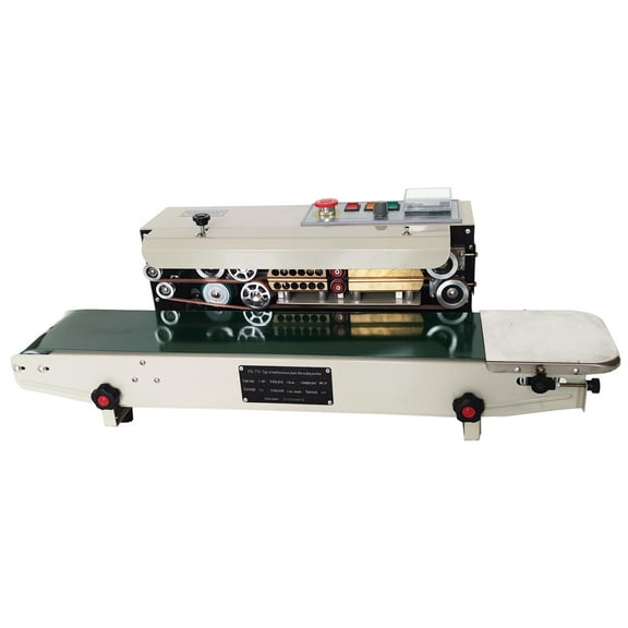 INTSUPERMAI FR-770 Continuous Automatic Sealing Machine Band Bag Sealer Horizontal Digital Display