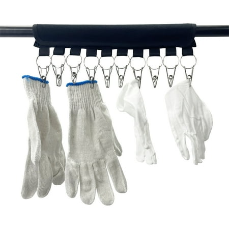 INTSUPERMAI Folding Cap Organizer Hat Holder with 10 Steel Clips for Closet