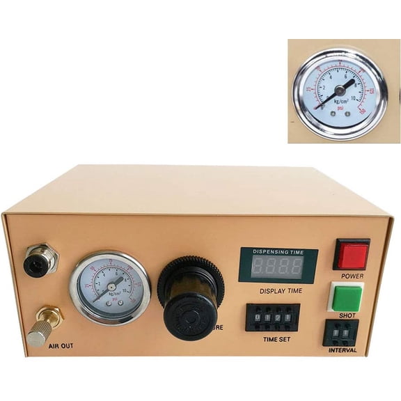 INTSUPERMAI Glue Dispenser Machine Solder Paste Liquid Dispensing Controller Adhesive Dispenser
