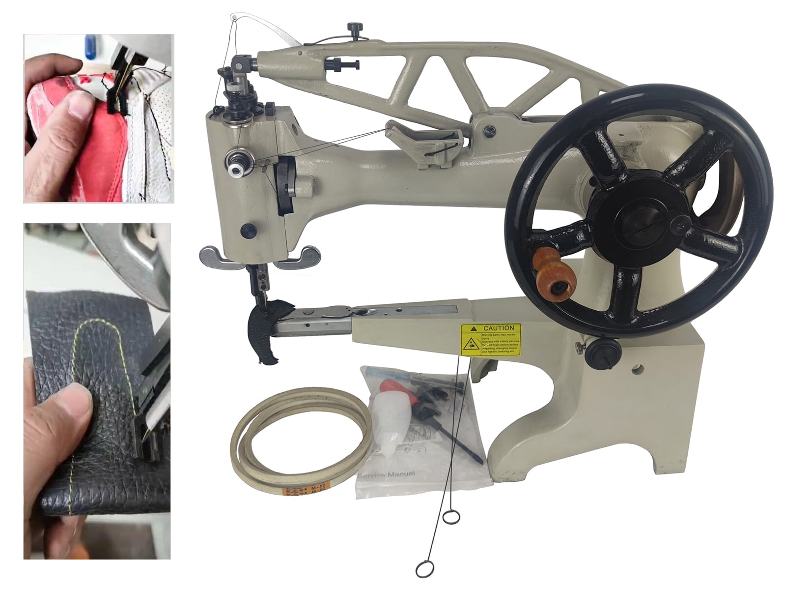 INTSUPERMAI Hand Crank Leather Sewing Machine Shoe Repair Patching Machine