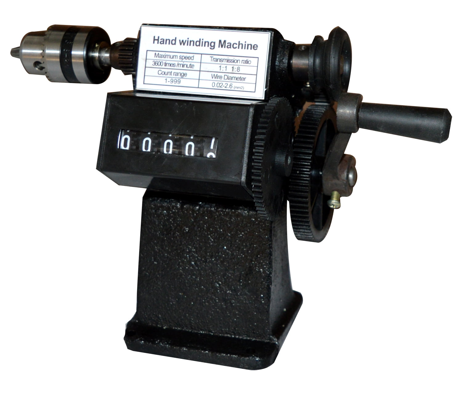 INTSUPERMAI Hand Winding Machine Manual Coil Winder 1.5-10mm 