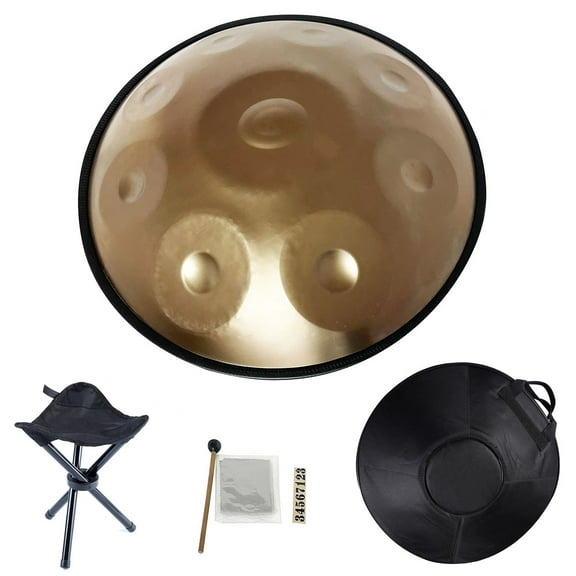 INTSUPERMAI Handpan Hand Disc Drum Percussion instruments 9 Notes Steel Tongue Drum