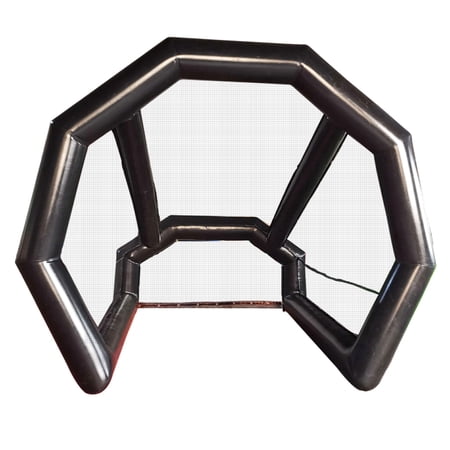 INTSUPERMAI Inflatable Golf Practice Swing Simulator Net Cage with Blower