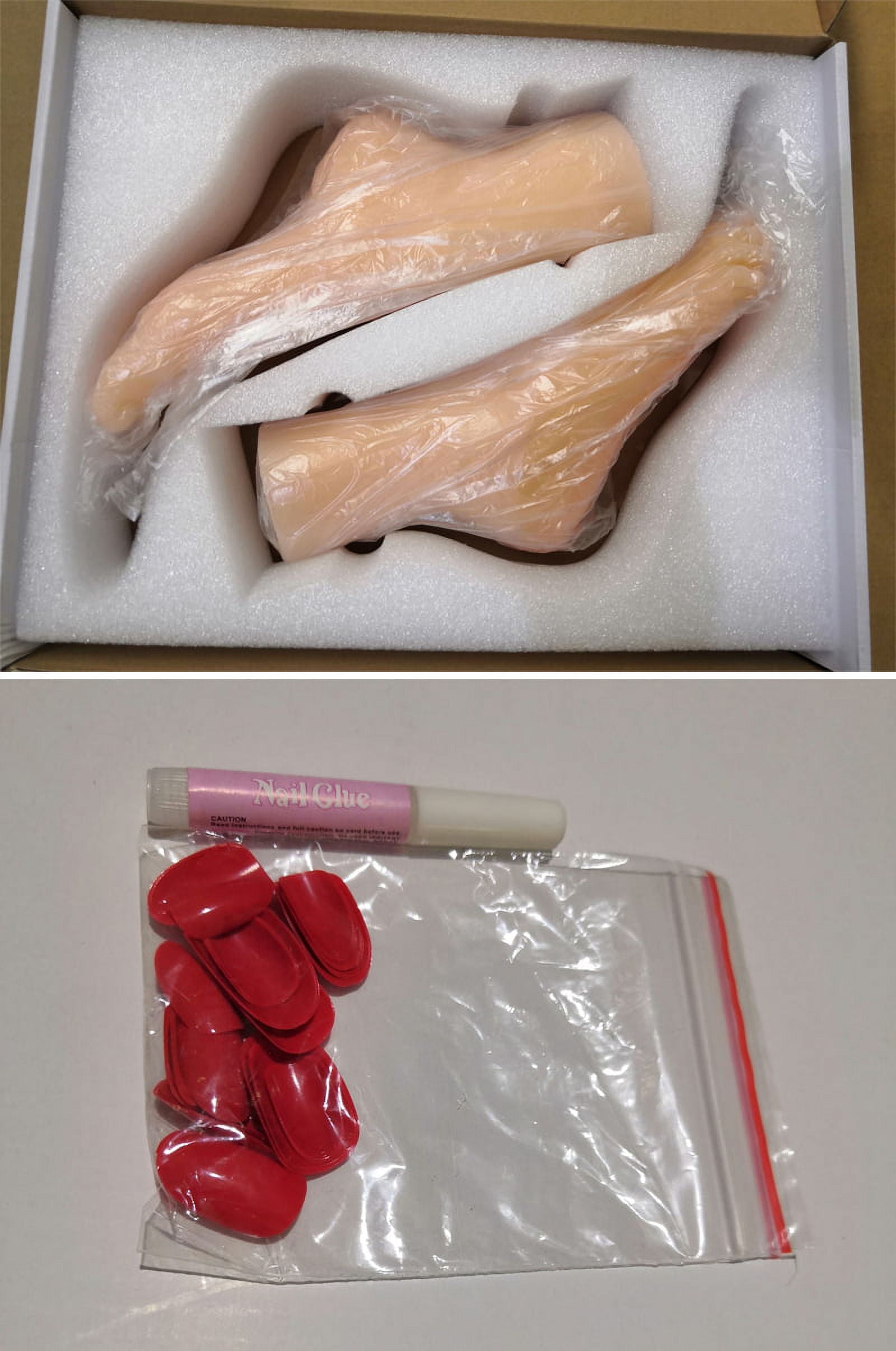INTSUPERMAI Lifesize Feet Model Display Model Silicone Female Mannequin ...