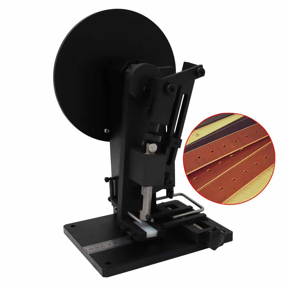 INTSUPERMAI Manual Leather Belt Punching Machine Adjustable Belt Hole Puncher