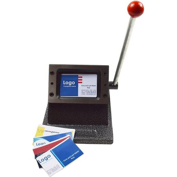 INTSUPERMAI Manual PVC Business ID Card Cutter Card Die Cutting Tool All Metal