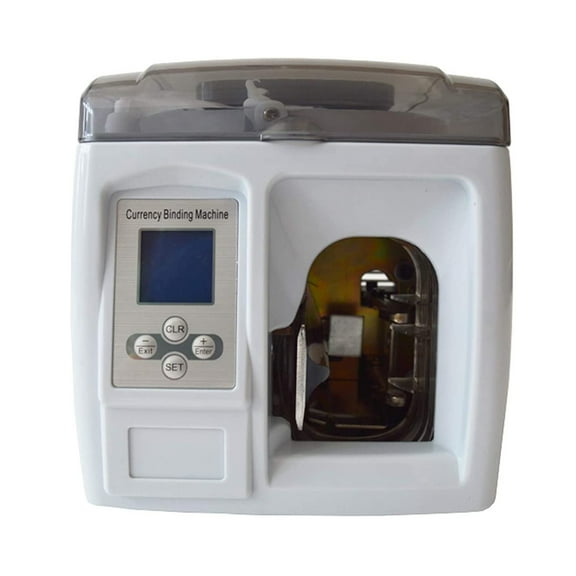 INTSUPERMAI Money Bundle Machine Currency Binding Machine Bank Cash Strapping Tool