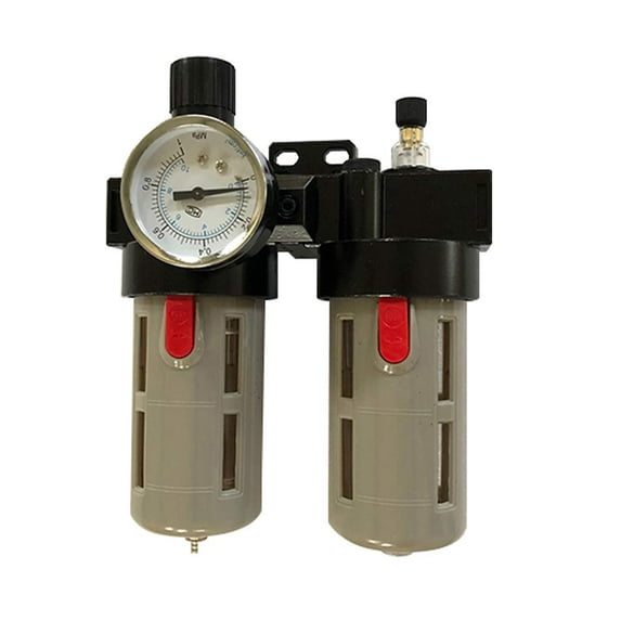 INTSUPERMAI Oil Water Piggyback Filter Pressure Regulator Reducing Valve Combo Air Compressor
