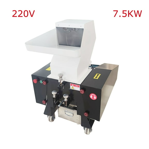 INTSUPERMAI Plastic Shredder Machine Plastic Bottle Crusher Granulator 220V 7.5KW for Plastics Recycling