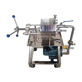 INTSUPERMAI Plate Frame Filter Stainless Steel FT-150 Model 220V for Oil Wine Filtration