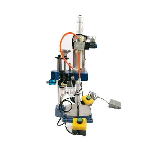 INTSUPERMAI Pneumatic Punch Press Machine Double Buttons Stamping Punching Machine 40Lb/200kg