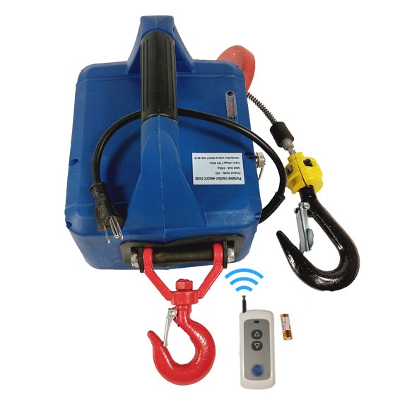 INTSUPERMAI Portable Electric Winch Hoist with Remote Control