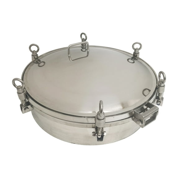 INTSUPERMAI Pressure Sanitary Manhole Cover Tank Round Manway