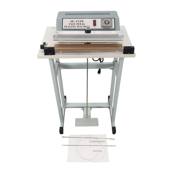 INTSUPERMAI SF-B300 Foot-Pedal Sealing Machine Fast Plastic Bag Heat Sealer Machine 3mm/0.6mm