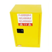 INTSUPERMAI Safety Storage Cabinet Flammable Chemicals Storage Cabinet with Warning Label 12 Gallon