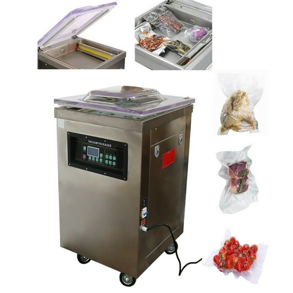 INTSUPERMAI Single Chamber Vacuum Packaging Sealing Machine Sealer for Food Saving Stainless Steel DZ500