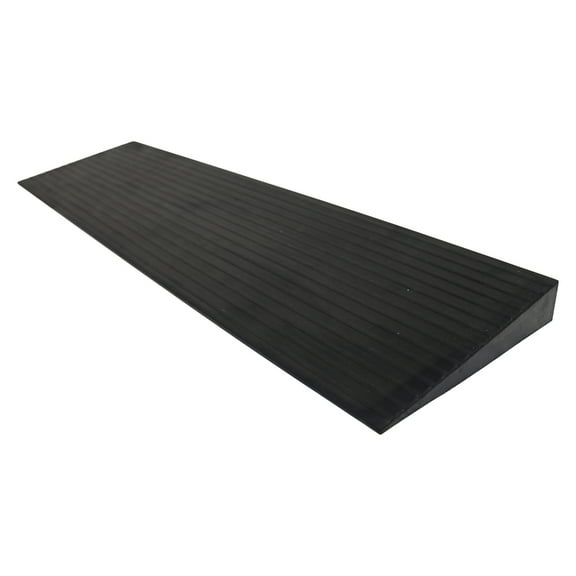 INTSUPERMAI Solid Non-Slip Rubber Threshold Ramp Curb Ramp for Doorway Wheelchair Scooter Motorcycle 35.4 x 7.9 x 1.4 inch