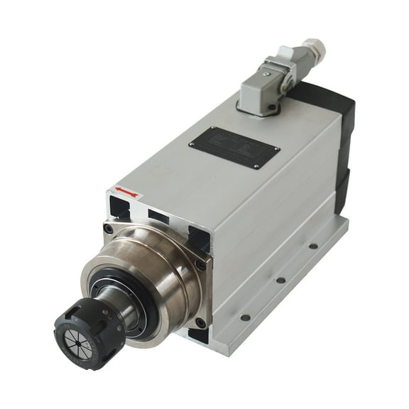 INTSUPERMAI Square Spindle Motor Furniture Cutter with Flange for CNC Router Engraving Milling Machine 220V 4.5KW
