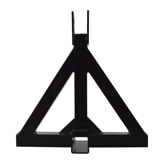 INTSUPERMAI Standard Trailer Tripod Hitch Adapter Trailer Farm Equipment Receiver with Category 1 Pins & 2" Hitch
