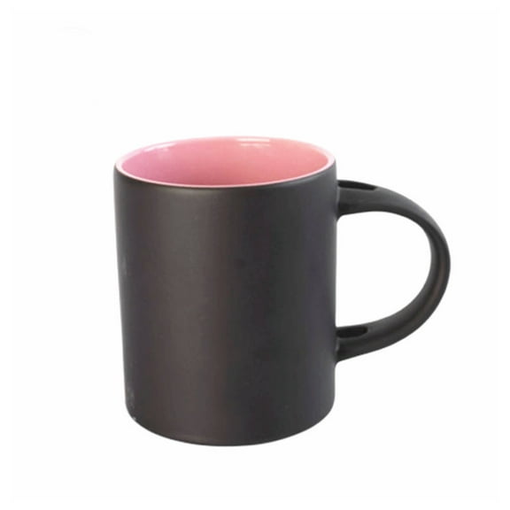 INTSUPERMAI Sublimation Blanks 11oz Ceramic Mug Inner Pink Color Changing Magic Coffee Mug
