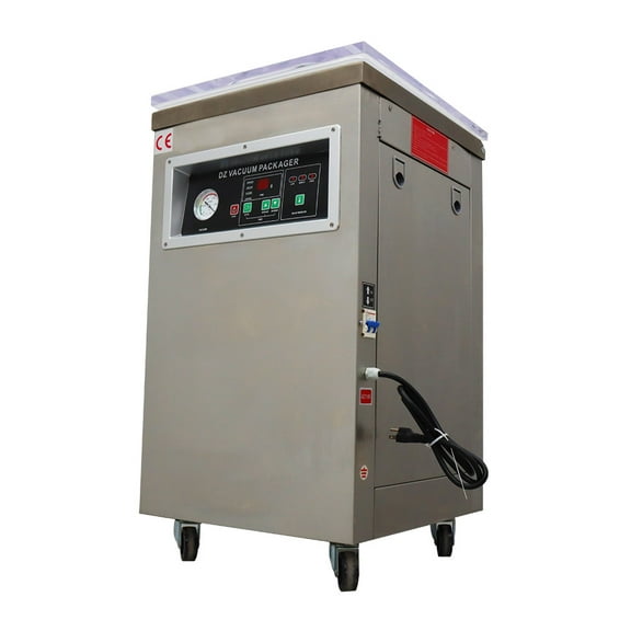 INTSUPERMAI Vacuum Packaging Machine Single Chamber Vacuum Sealer Stainless Steel DZ-400 15.7" Sealing Bar