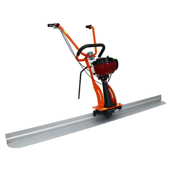 INTSUPERMAI Vibrating Ruler Concrete Screed Concrete Finishing Machine with 6.5ft Blade