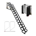 thumbnail image 1 of INTSUPERMAI Wall Mounted Attic Folding Ladder Extension Stairs 12 Steps Magnesium Alloy, 1 of 6