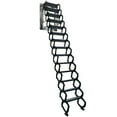 thumbnail image 1 of INTSUPERMAI Wall Mounted Folding Loft Ladder Stairs Black 14 Steps Magnesium Alloy, 1 of 7