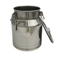 thumbnail image 1 of INTSUPERMAI Wine Milk Pail Beer Liquid Vessel Rice Can Home Food Storage Bucket for Honey Juice 5.3 Gallon 20L 304 Stainless Steel, 1 of 7