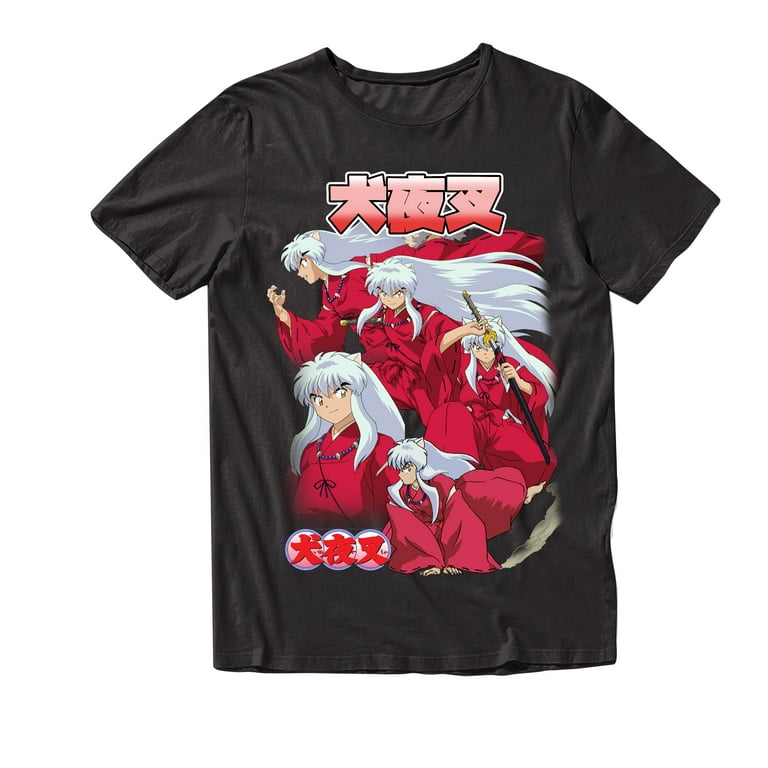 【レア】犬夜叉inuyasha アニメTシャツ XXL INUYASHA Feudal Dog Demon Anime Mens and Womens Short Sleeve T