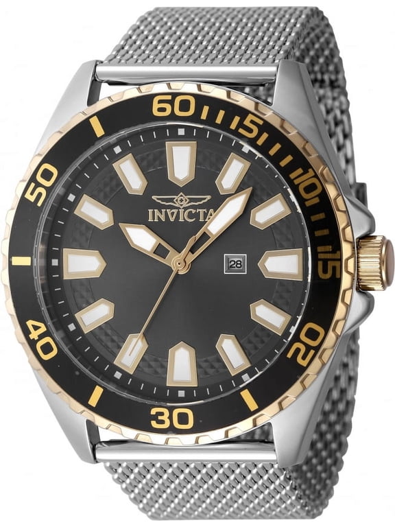 Men's Pro Diver 48928 Charcoal Dial 46mm Quartz Stainless Steel Watch