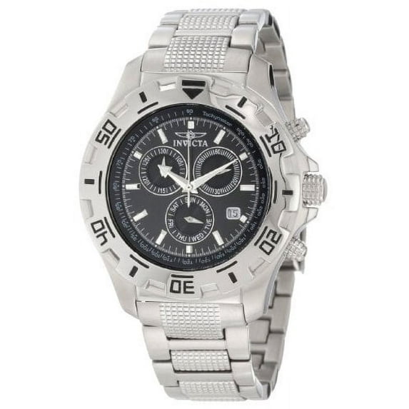 INVICTA BLK MOP DL QTZ CHRONO SS
